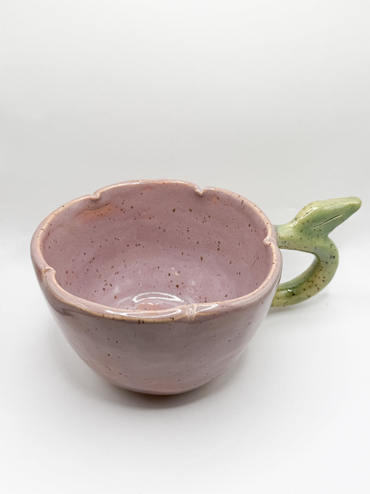 ⊹₊⟡⋆ lavender ~ ceramic flower shaped coffee mug/tea cup ~ ⊹₊⟡⋆