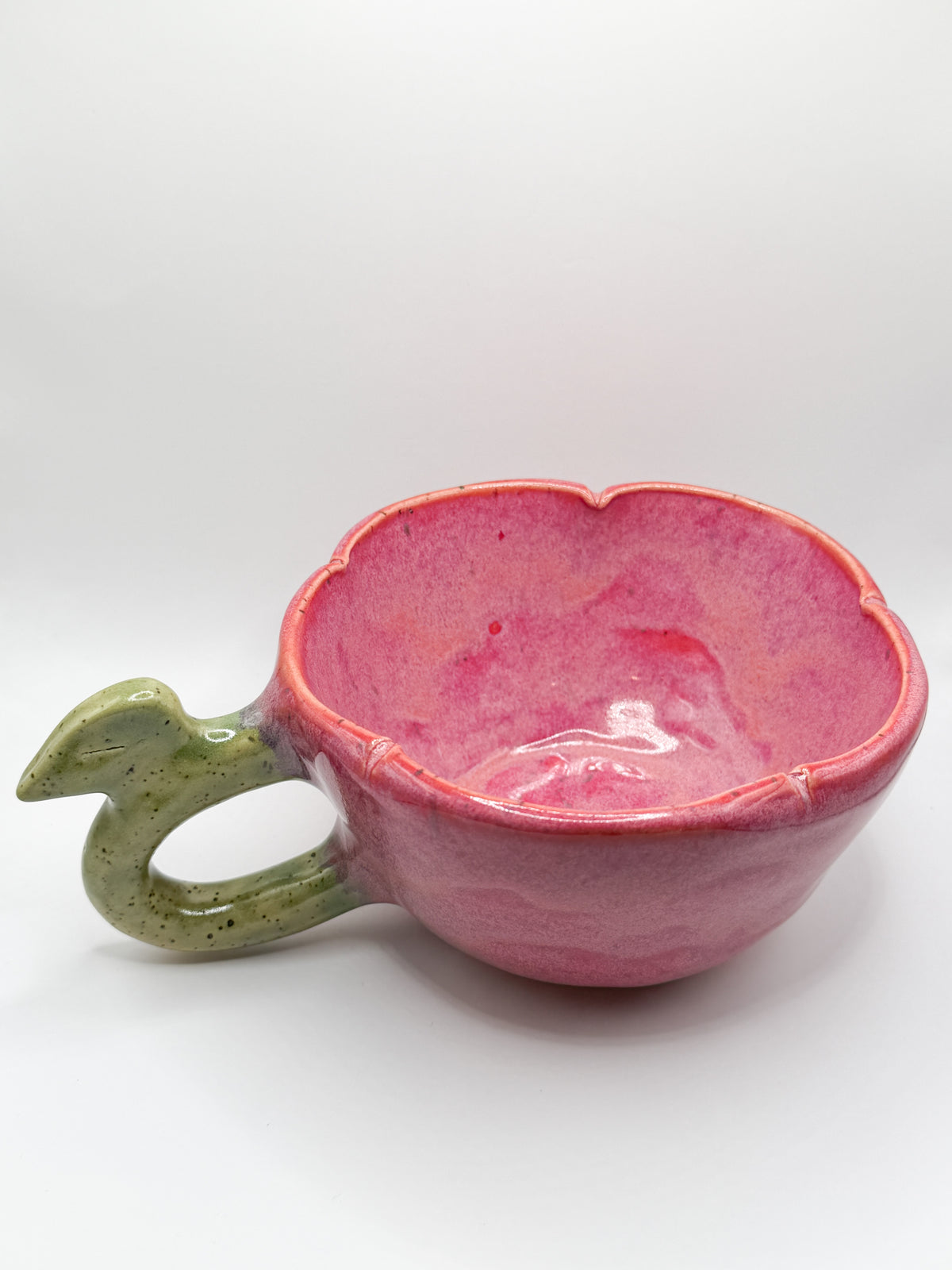 ⊹₊⟡⋆ bougainvillea ~ ceramic flower shaped coffee mug/tea cup ~ ⊹₊⟡⋆