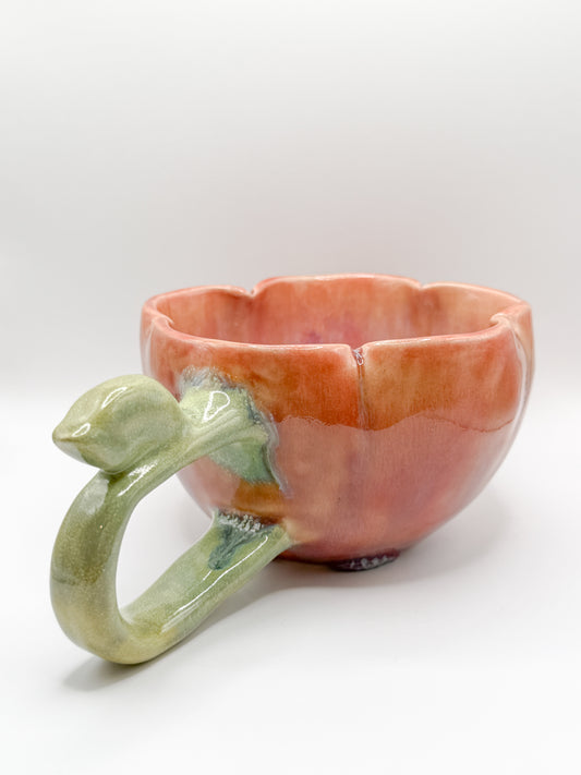 ⊹₊⟡⋆ ceramic flower shaped coffee mug/tea cup ~ ⊹₊⟡⋆