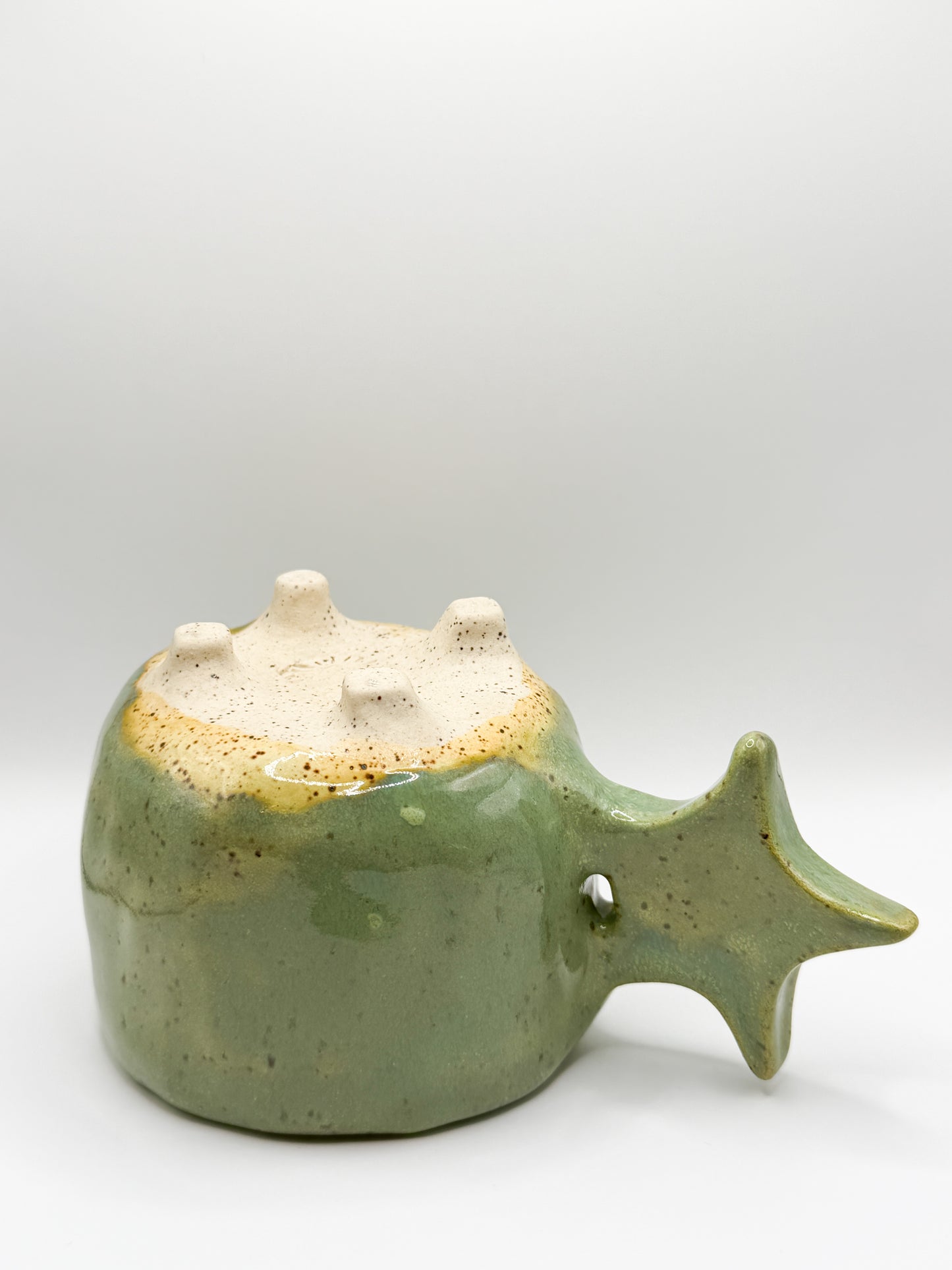⊹₊⟡⋆ ceramic star mug with feet ⊹₊⟡⋆