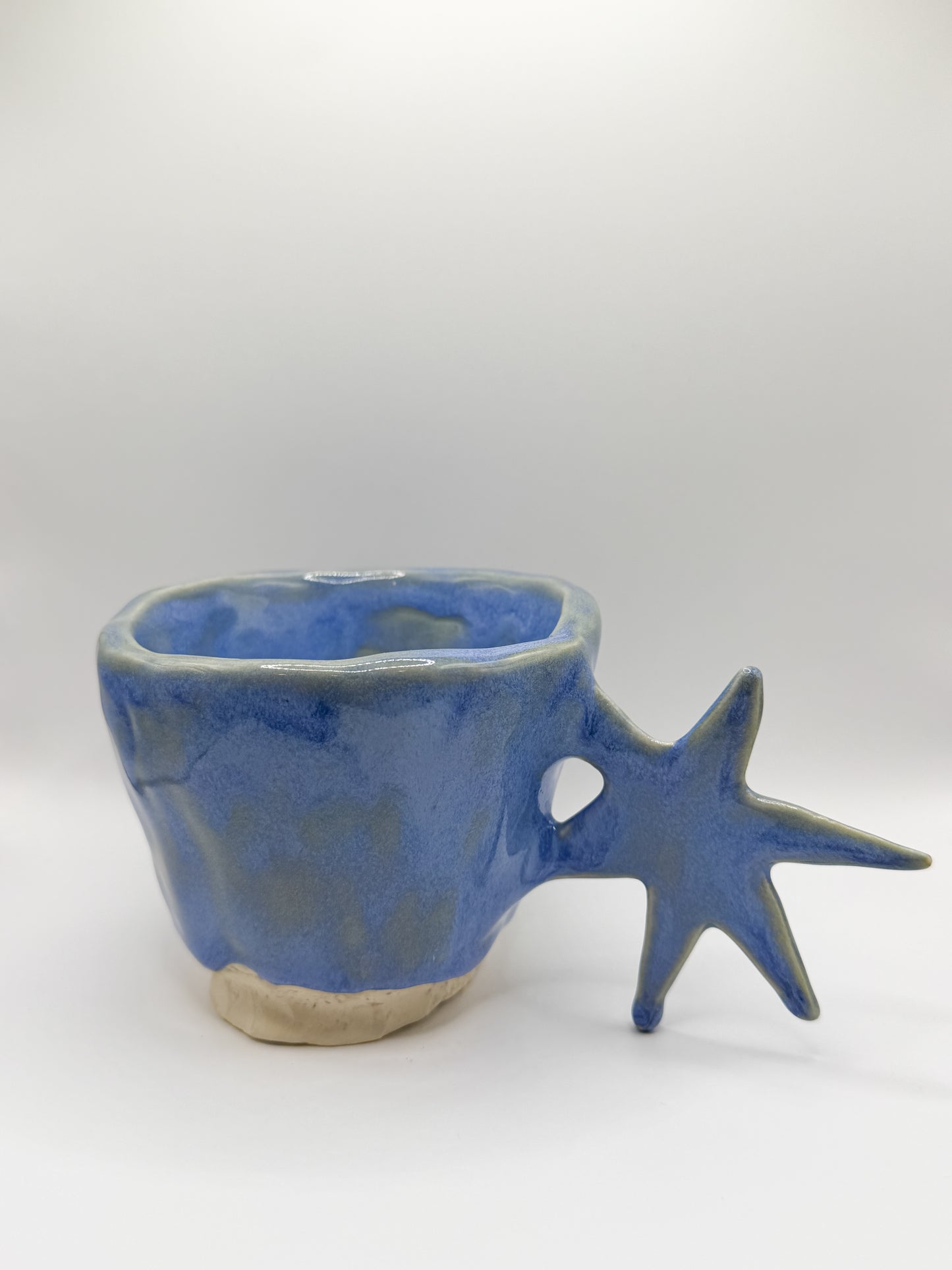⊹₊⟡⋆ flat star handle mug ⊹₊⟡⋆