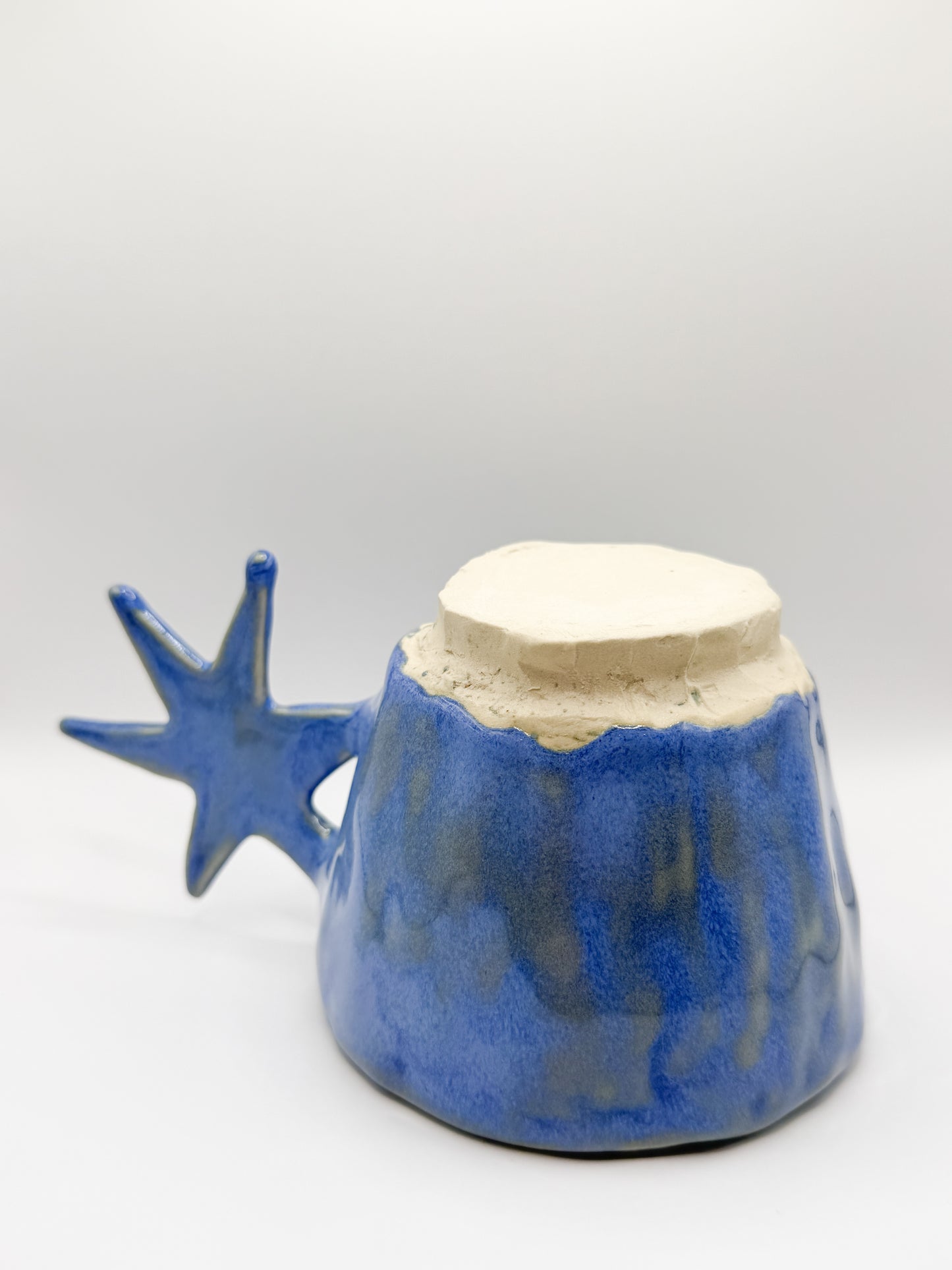 ⊹₊⟡⋆ flat star handle mug ⊹₊⟡⋆