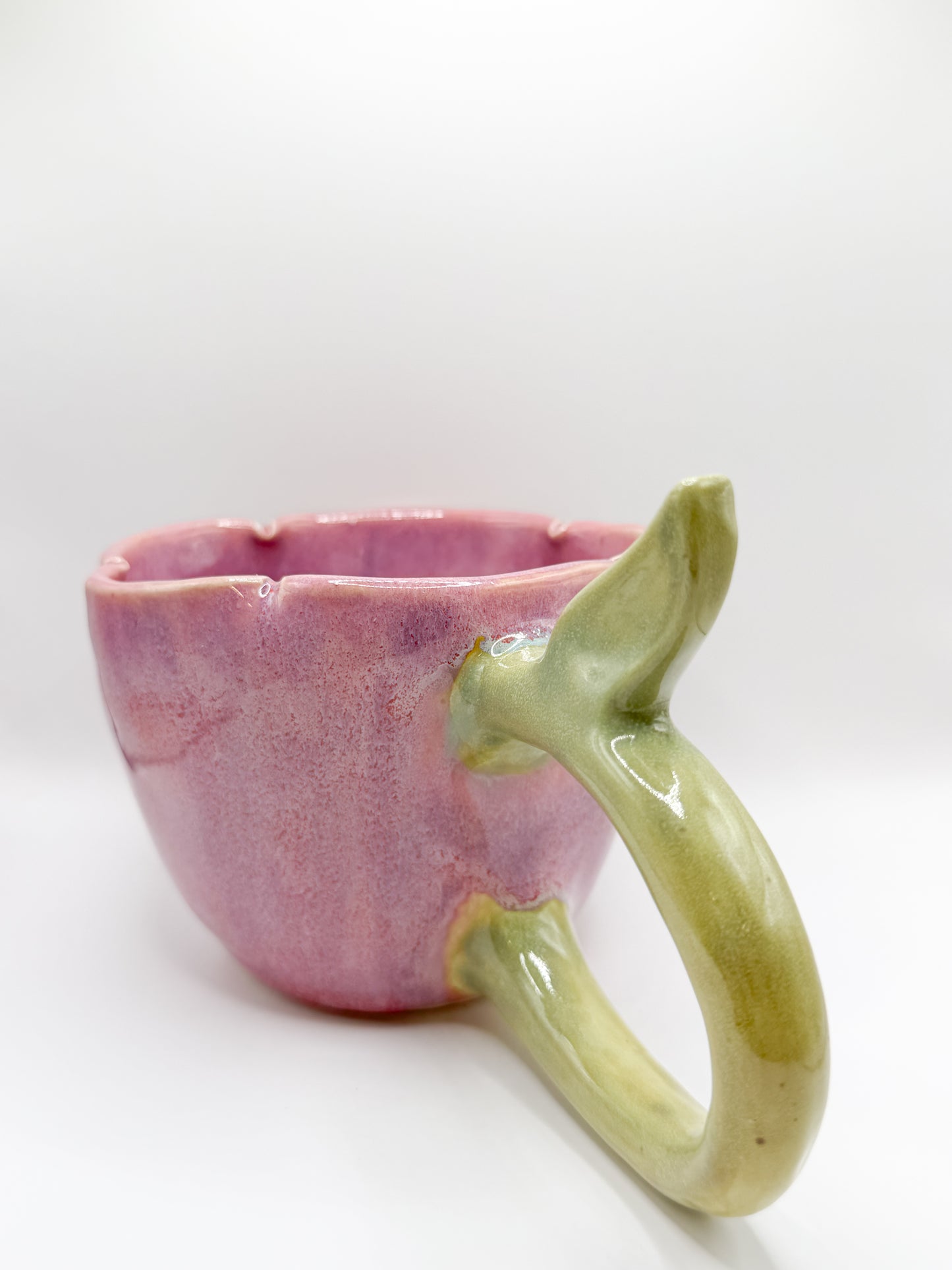 ⊹₊⟡⋆ ceramic flower shaped coffee mug/tea cup ~ ⊹₊⟡⋆