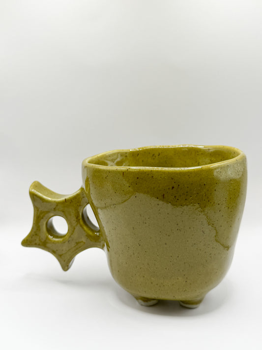 ~ ⊹₊⟡⋆star handle mug ~ with feet ! ⊹₊⟡⋆