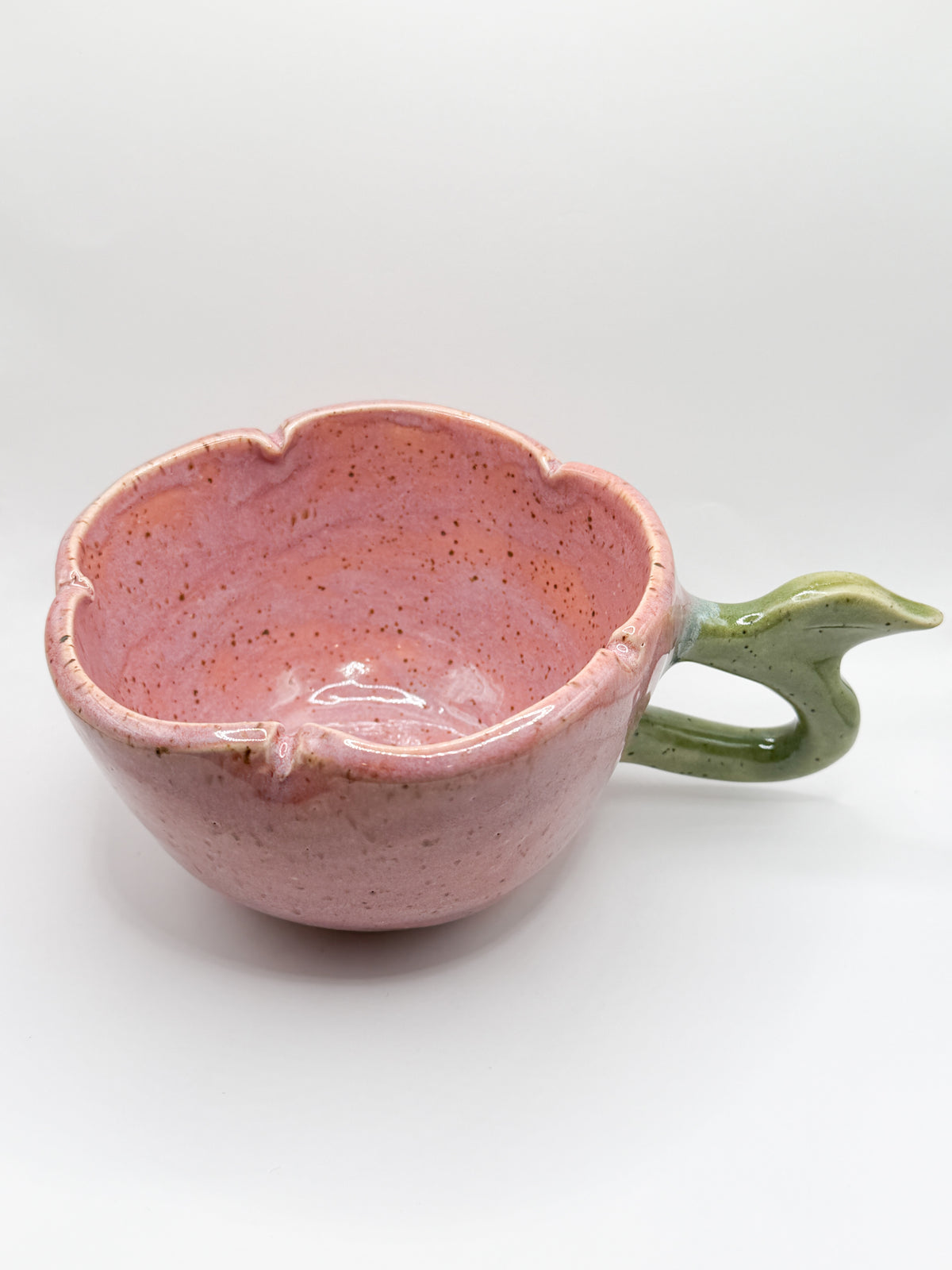 ⊹₊⟡⋆ rosey ~ ceramic flower shaped coffee mug/tea cup ~ ⊹₊⟡⋆