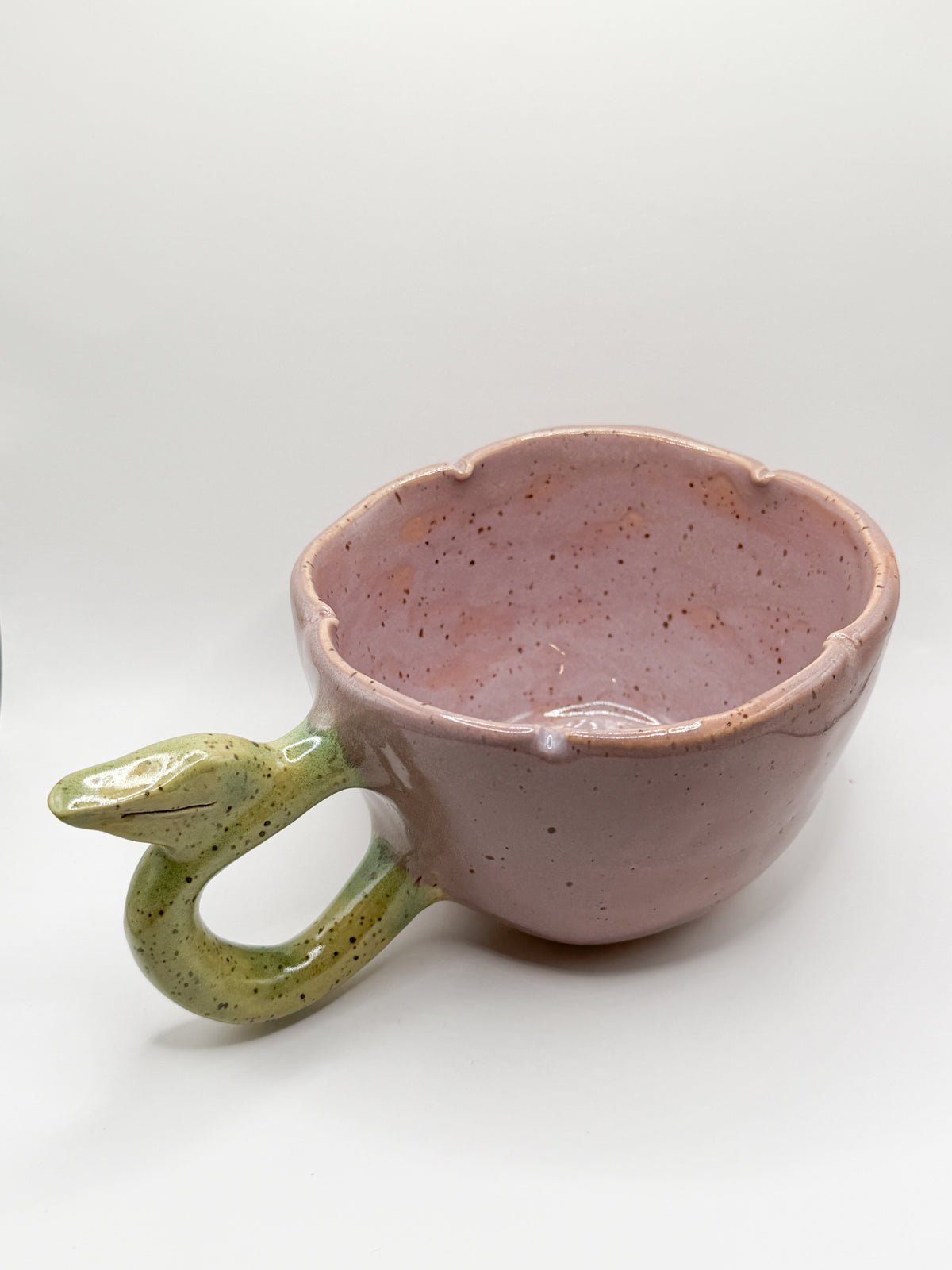 ⊹₊⟡⋆ lavender ~ ceramic flower shaped coffee mug/tea cup ~ ⊹₊⟡⋆