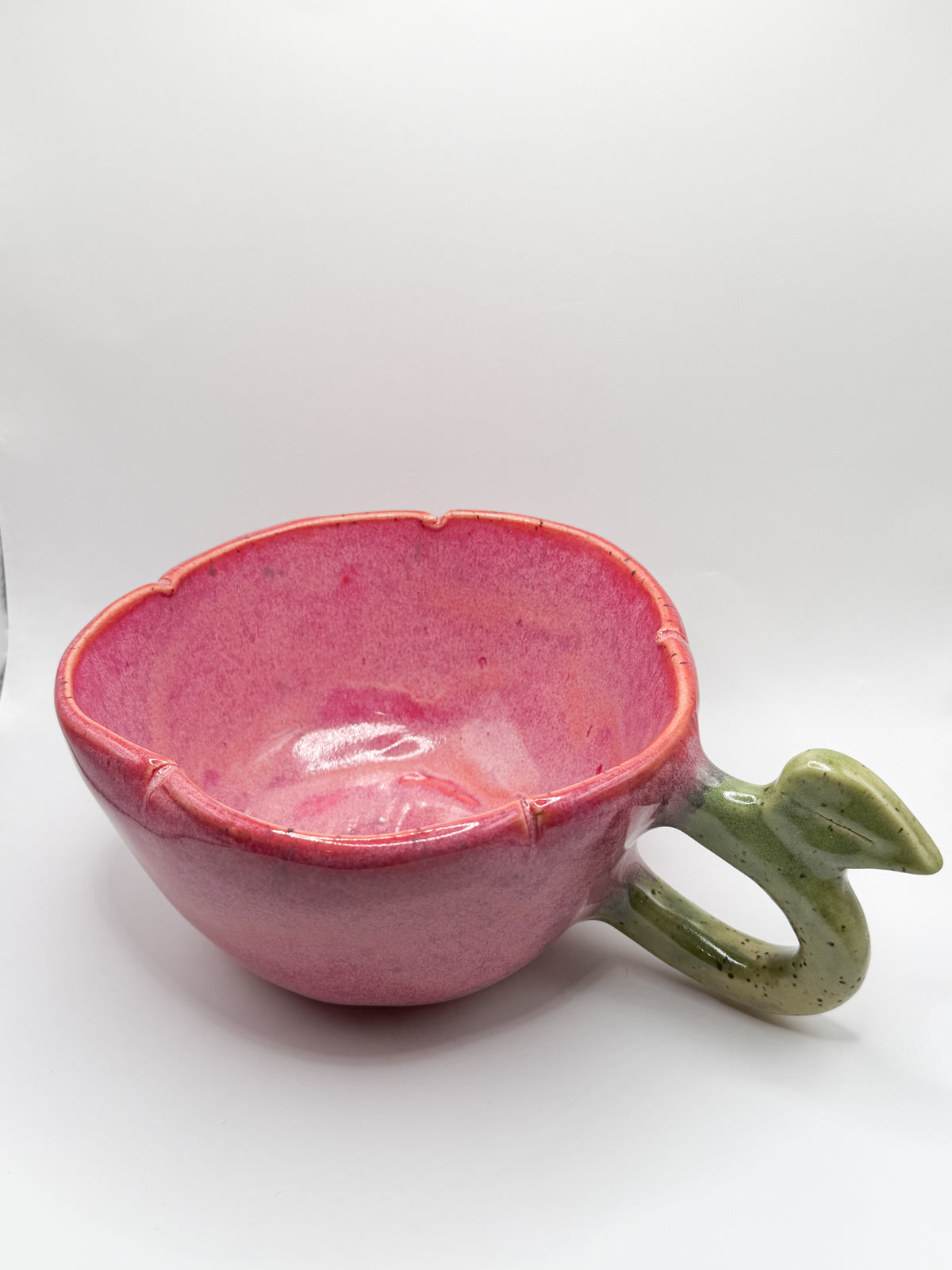 ⊹₊⟡⋆ bougainvillea ~ ceramic flower shaped coffee mug/tea cup ~ ⊹₊⟡⋆