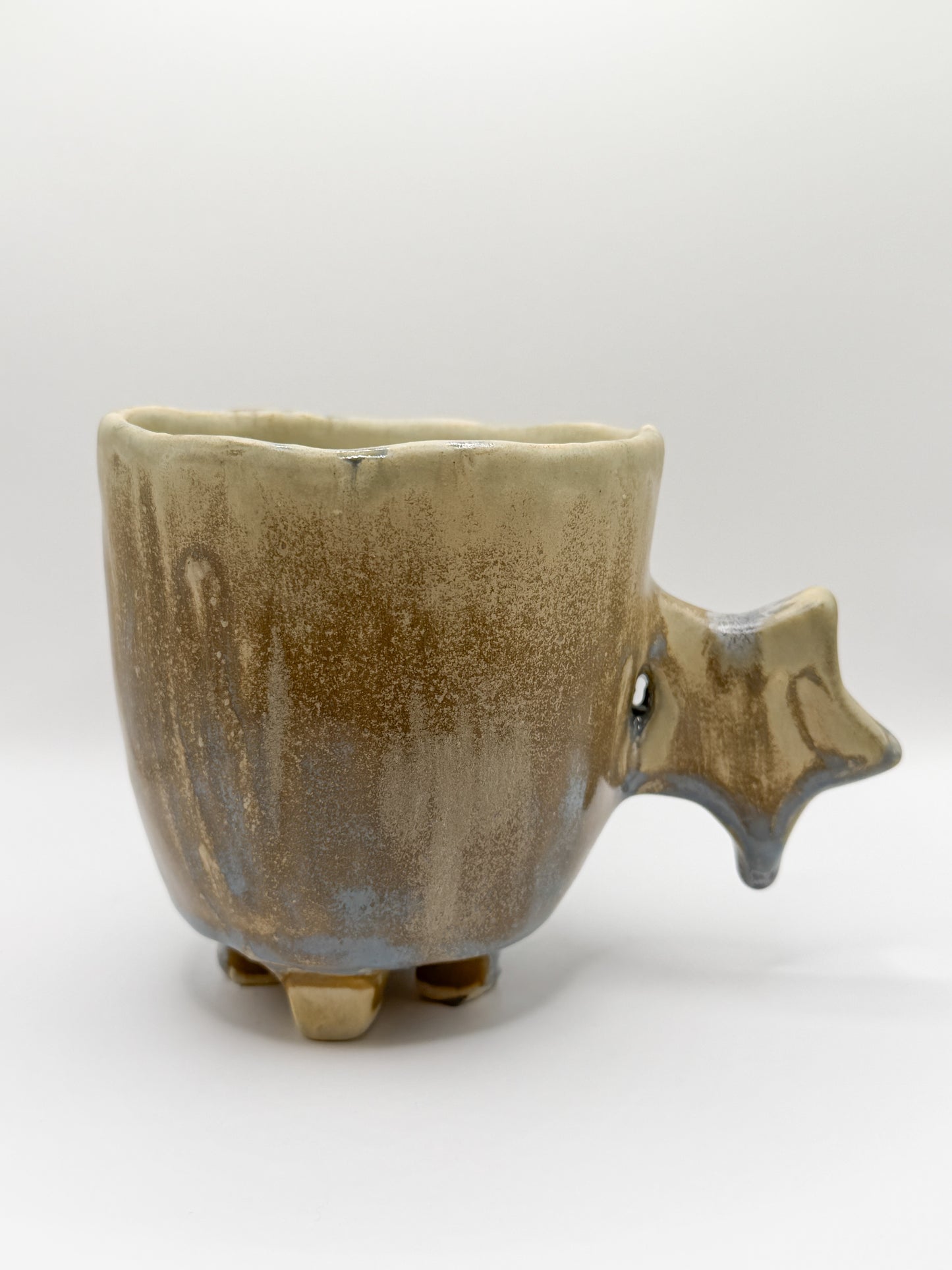~ ⊹₊⟡⋆star handle mug ~ with feet ! ⊹₊⟡⋆
