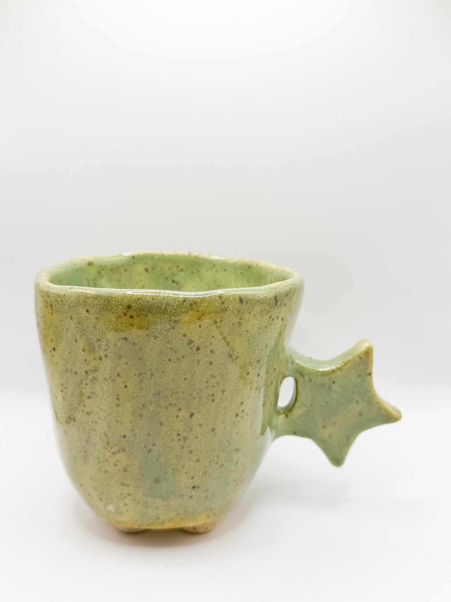 ~ ⊹₊⟡⋆star handle mug ~ with feet ! ⊹₊⟡⋆
